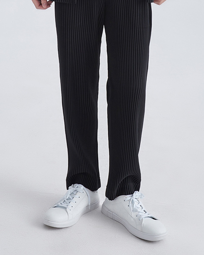 Lunaire™ | Ribbed Cotton Trousers