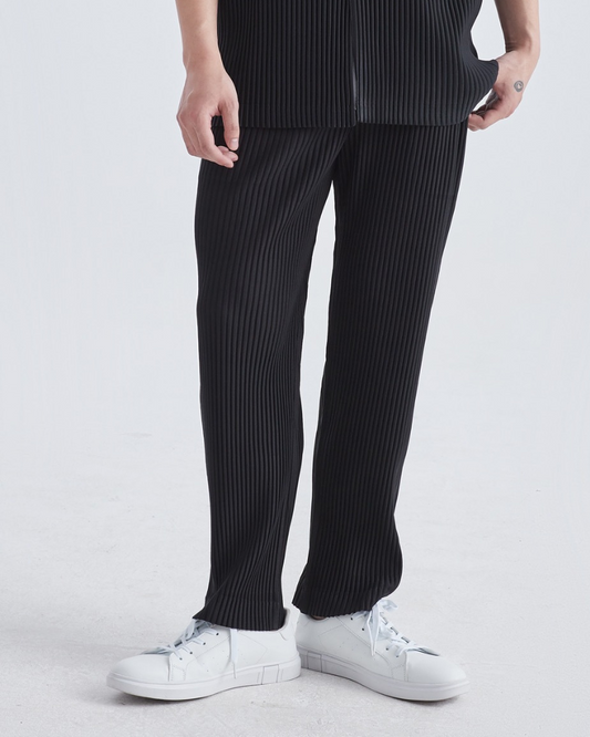 Lunaire™ | Ribbed Cotton Trousers