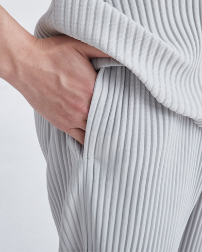 Lunaire™ | Ribbed Cotton Trousers