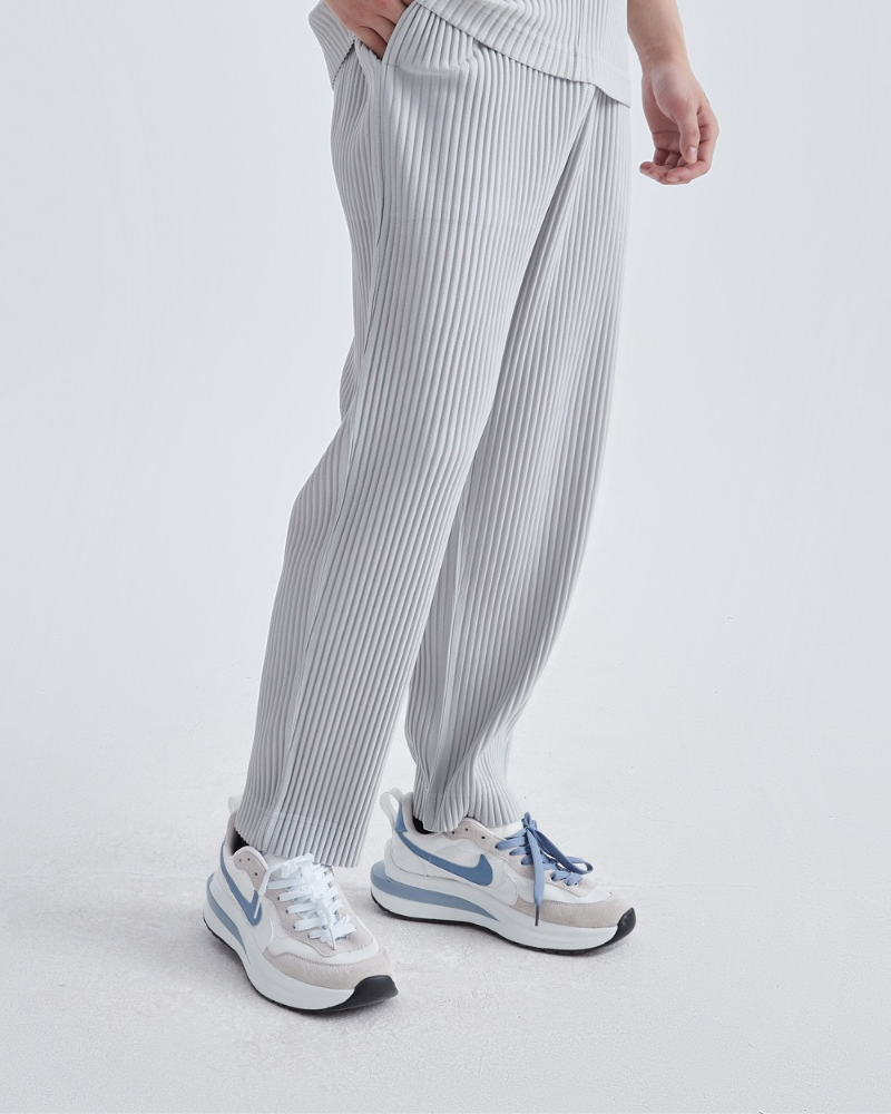 Lunaire™ | Ribbed Cotton Trousers