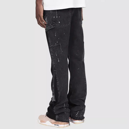 Lunaire™ | Washed Paint Flared Jeans