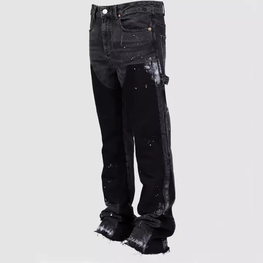 Lunaire™ | Washed Paint Flared Jeans